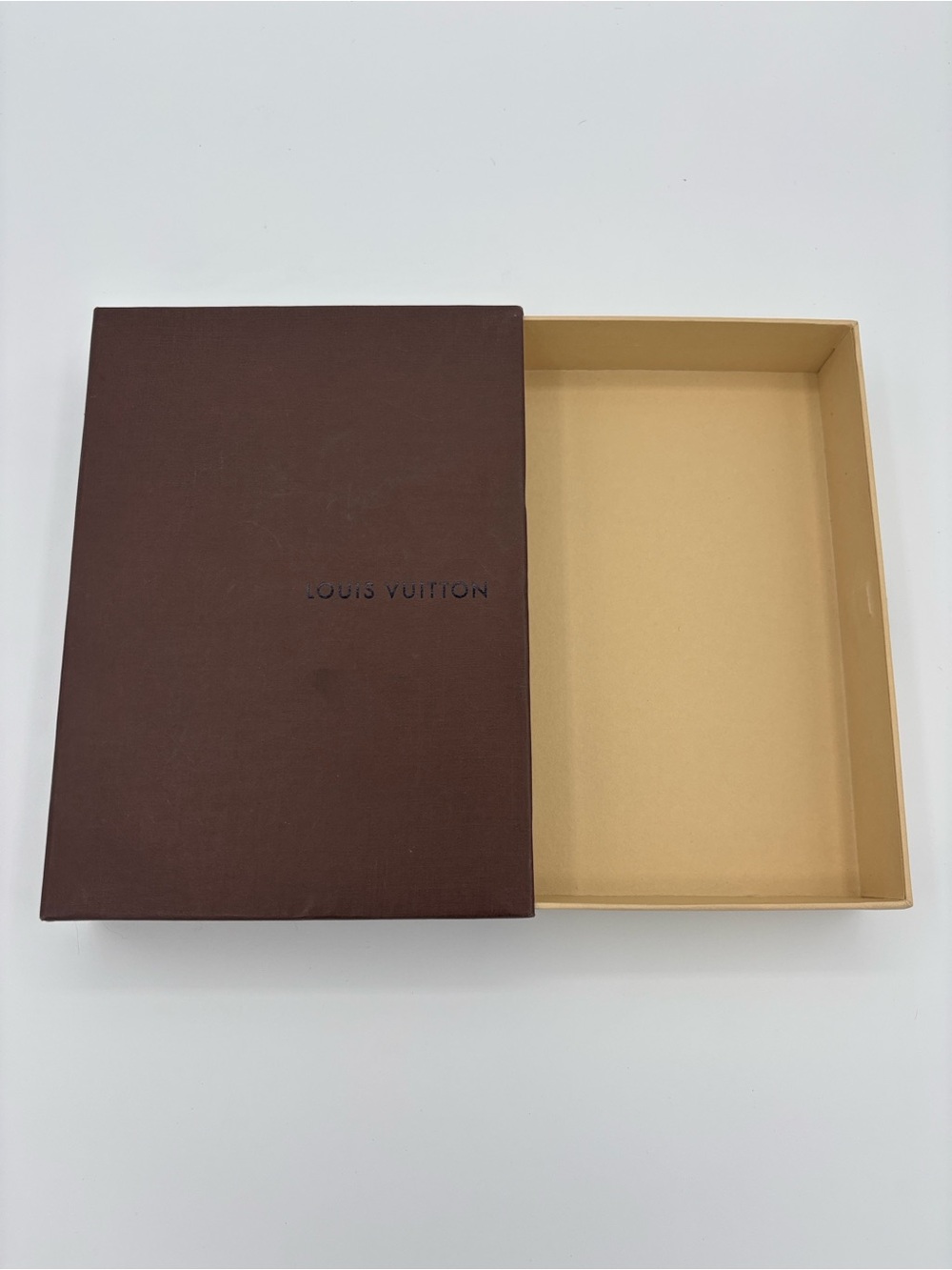 Louis Vuitton Gift Box - Chocolate Brown - Minor Stain on front of box - Picture 2 of 7
